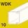 WDK trunking, trunking depth 10 mm