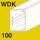 WDK trunking, trunking depth 100 mm