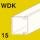 WDK trunking, trunking depth 15 mm