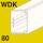 WDK trunking, trunking depth 80 mm