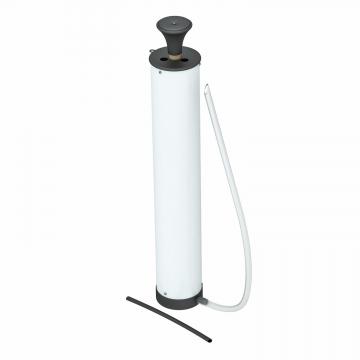Blow pump for drill holes
