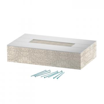 End piece for PYROLINE® Con D BSKD09-K0511 fire protection duct