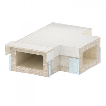 T piece for PYROLINE® Con S BSKH09-K1021 fire protection duct