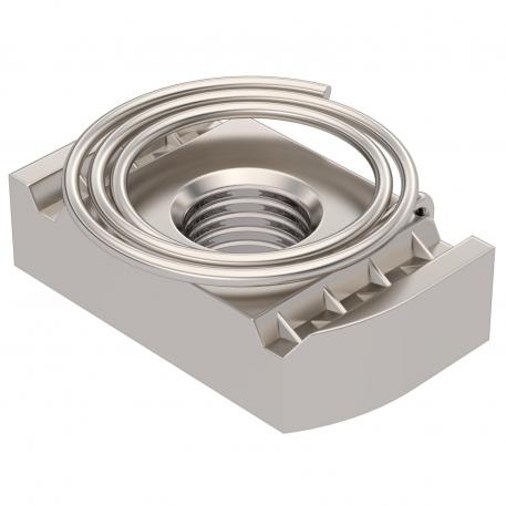 Slide nut with spring A4 35 | 20 | 9 | M12