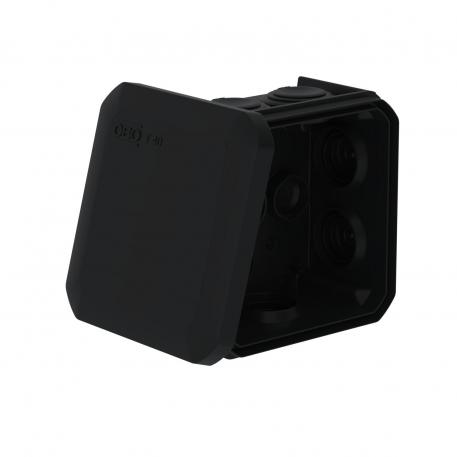 Junction box T 40, plug-in seal 77x77x46 | 7 | IP56 | Graphite black; RAL 9011