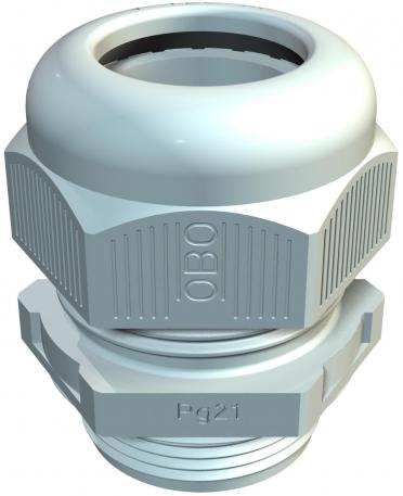 Cable gland, PG thread, signal white