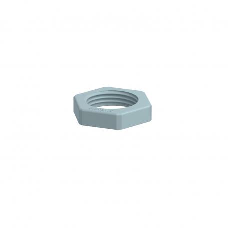 Locknut, metric thread, silver grey M20_x_1,5 | 26