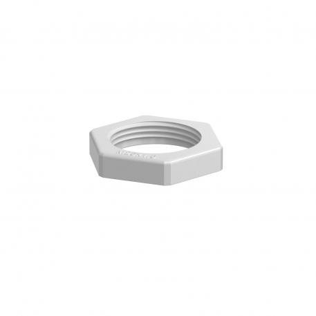 Locknut, metric thread, light grey M25_x_1,5 | 32