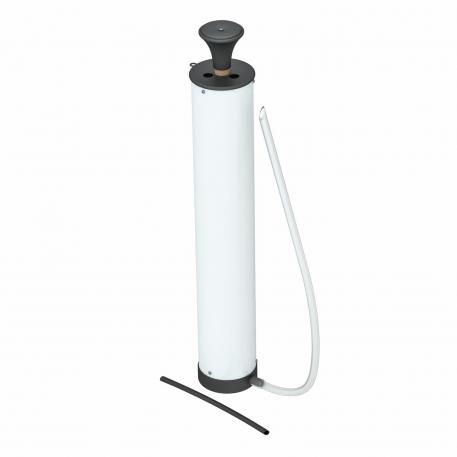 Blow pump for drill holes