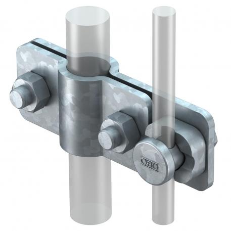 Connection clip for earthing rod to round cables Rd 8−10