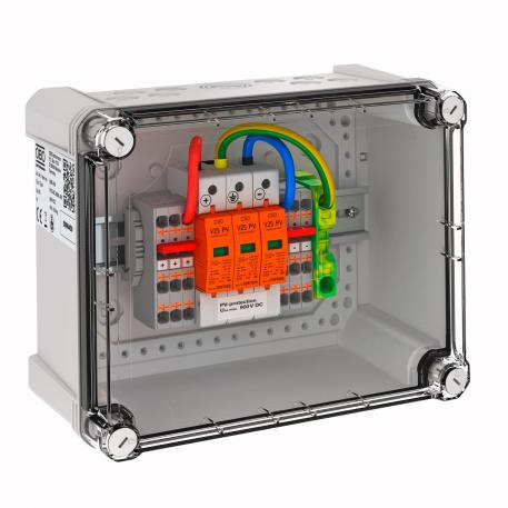 Generator connection box, type 1 + 2, for 4 strings
