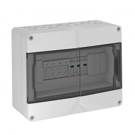 Generator connection box, type 2, with four fuse holders for 4 x 1 string