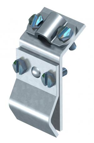 Roof gutter clamp for all bead thicknesses FT