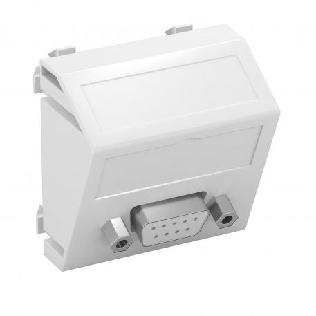 D-Sub9 connection, 1 module, slanting outlet, as screw connection