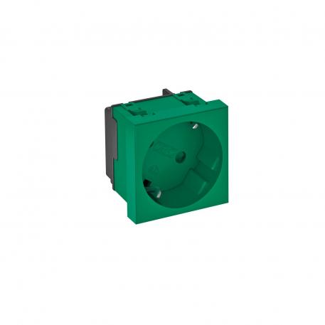 33° socket, protective contact, single 1 | Single 33° | Mint green; RAL 6029