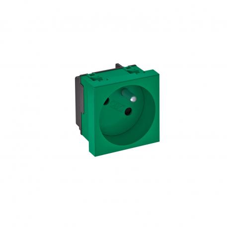 33° socket, with earthing pin, single 1 | Single 33° | Mint green; RAL 6029