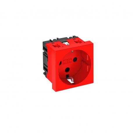 0° socket, protective contact, encoded version, single