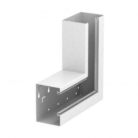 Flat angle, asymmetrical, rising, for device installation trunking Rapid 80 type GS-A90130