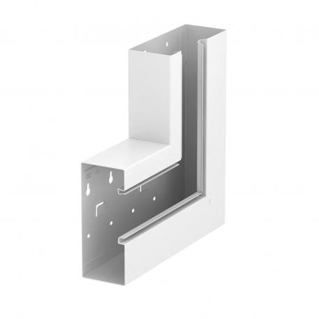 Flat angle, asymmetrical, rising, for device installation trunking Rapid 80 type GS-A70170