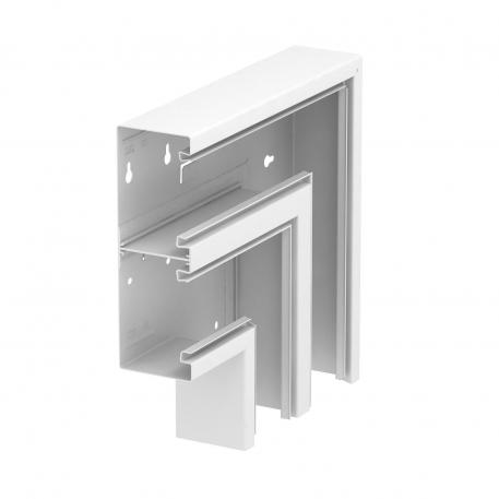 Flat angle, symmetrical, falling, double, for device installation trunking Rapid 80 type GS-D70210