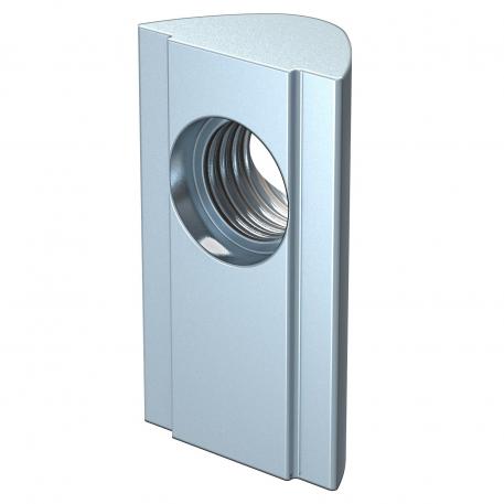 Slot nut for industrial pole
