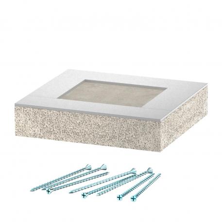 End piece for PYROLINE® Sun PV fire protection duct, type BSKP03-K0406