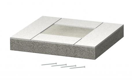 End piece for PYROLINE® Con D I90/E30 fire protection duct