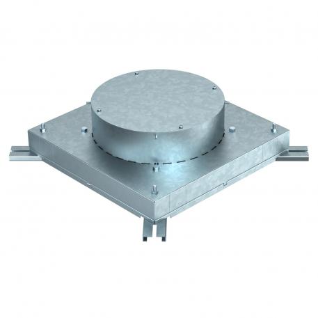 In-concrete box for installation units of nominal size R9