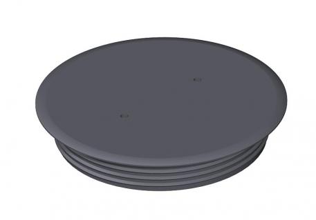Blanking cover for dry-care floors without floor covering recess