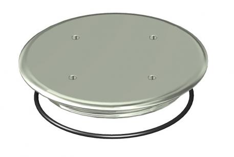 Blanking cover for wet-care floors without floor covering recess 