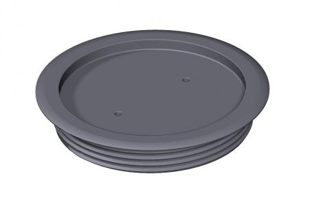 Blanking cover for dry-care floors with floor covering recess