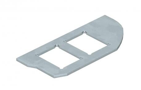 Mounting plate for the installation of data sockets in GESRM2, 2 x type C 2 | Type C