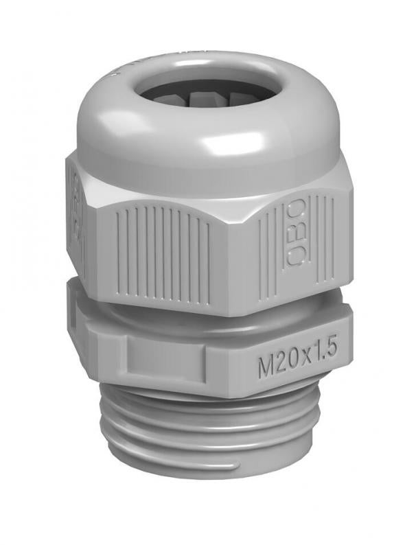 M6 Thread Light Cable gland, metric thread, light grey | OBO